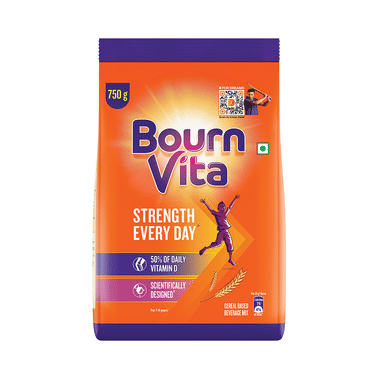 Bournvita With Vitamin D For Strength Refill Powder