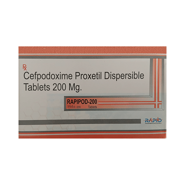 Rapipod 200 Tablet DT