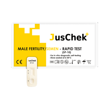 JusChek+ Male Fertility/ Sperm Semen- Rapid Test