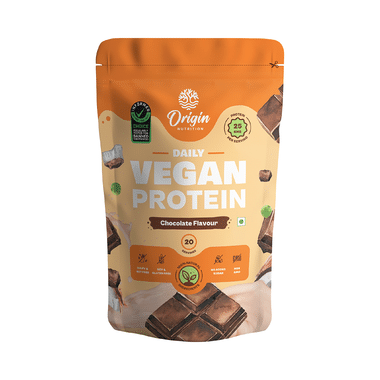 Origin Nutrition Daily Vegan Protein for Digestion, Weight, Heart & Muscles | Flavour Powder Chocolate