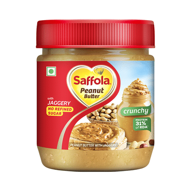 Saffola Peanut Butter With Jaggery Crunchy