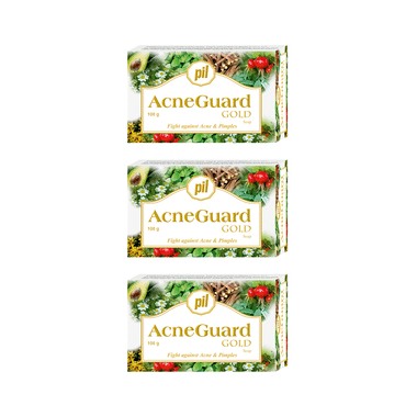 PIL Acneguard Gold Soap- Fight Against Acne & Pimples