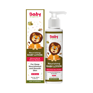Baby Organo Nourishing Baby Lotion For 0+ Months Olive Oil & Shea Butter