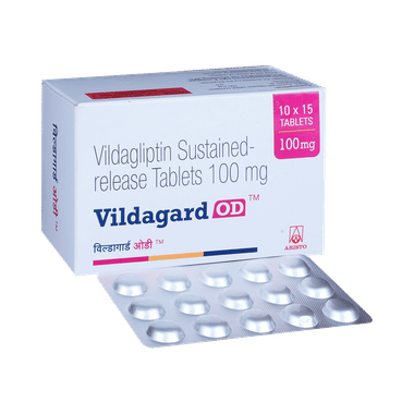 Vildagard OD 100mg Tablet