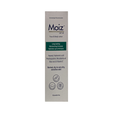 Moiz Lmf 48 Face & Body Lotion |  For Normal, Dry To Very Dry, Sensitive Skin | Paraben & Cruelty-Free