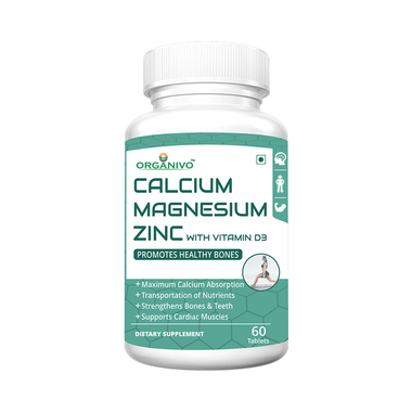 Organivo Calcium Magnesium Zinc With Vitamin D3 Tablet