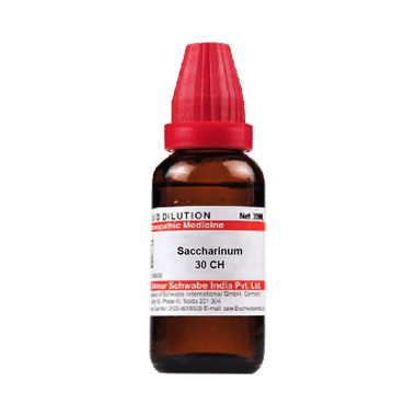 Dr Willmar Schwabe India Saccharinum Dilution 30 CH