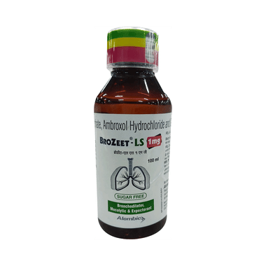 Brozeet-LS 1mg Syrup Sugar Free