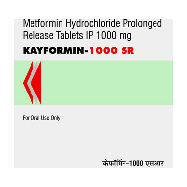 Kayformin 1000 SR Tablet