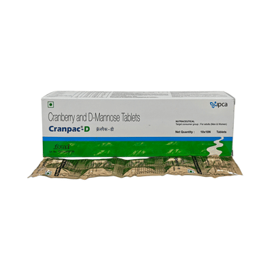 Cranpac -D Tablet With Cranberry & D-Mannose