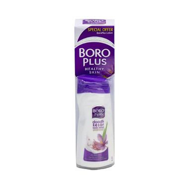 Boroplus Antiseptic Cream With Boro Plus Doodh Kesar Body Lotion 40ml Free