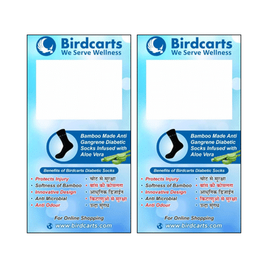 Birdcarts Aloe Vera Infused Bamboo Diabetic Socks