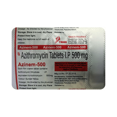 Azinem 500mg Tablet