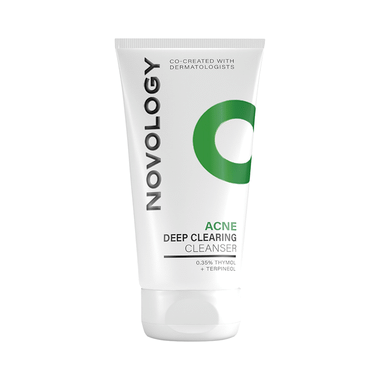 Novology Acne Clearing Face Wash  Face Wash for Acne, Whiteheads, Blackheads  Non-Drying Cleanser