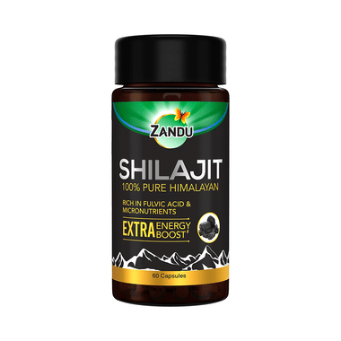 Zandu Shilajit Capsule for Energy & Stamina