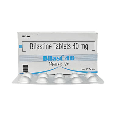 बिलास्ट 40mg टैबलेट