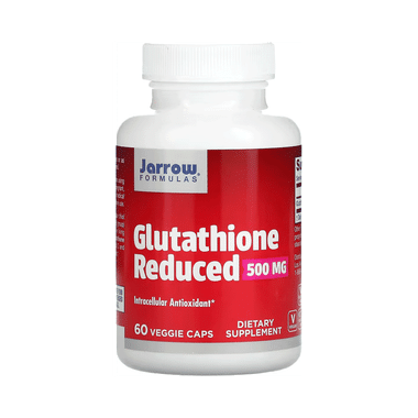 Jarrow Formulas Glutathione Reduced 500mg | Veggie Cap For Antioxidant Support