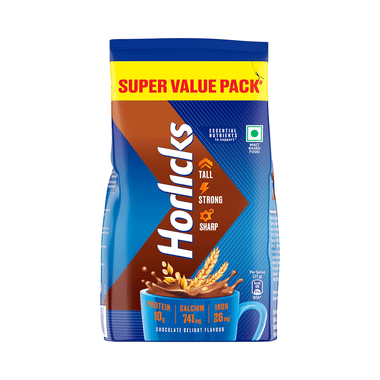 Horlicks Powder With Zinc, Vitamin C & D Flavour Chocolate Delight