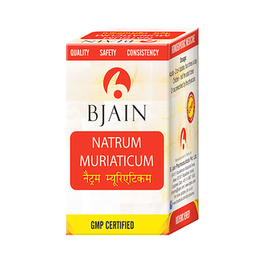 Bjain Natrum Muriaticum Biochemic Tablet 6X