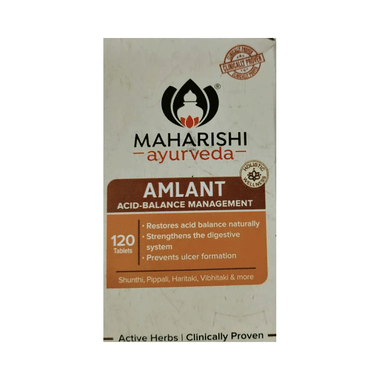 Maharishi Ayurveda Amlant Tablet |Relieves Acidity & Gas, Strengthen Digestion, Enriched With Haritaki