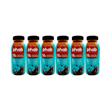 Phab Cold Coffee Protein Milk Shake (200ml Each)