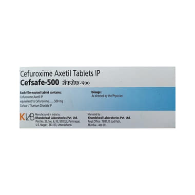 Cefsafe 500mg Tablet