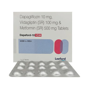 Dapaford VDM 10mg/500mg/100mg Tablet SR