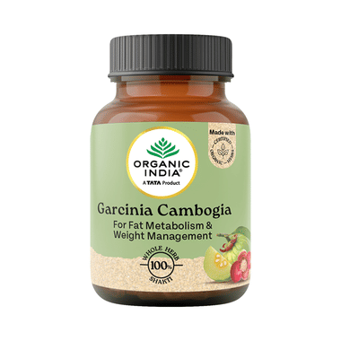 Organic India Garcinia Cambogia Veg Capsule | For Weight Management & Fat Metabolism