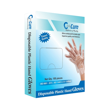 C Cure Disposable Plastic Hand Glove