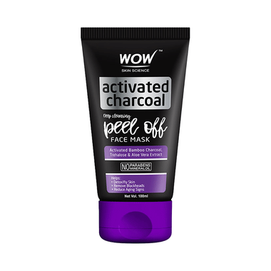 WOW Skin Science Activated Charcoal Peel Off Face Mask