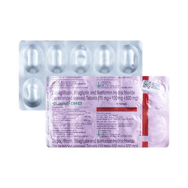 Lupisit DM 10mg/500mg/100mg Tablet