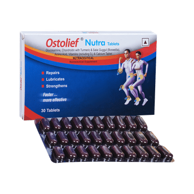 Ostolief Nutra Tablet |  Repairs, Lubricates & Strengthens the Joints