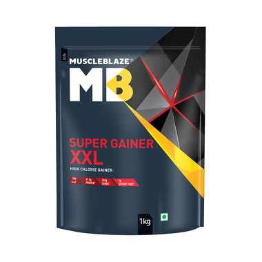 MuscleBlaze Super Gainer XXL For Muscle Growth | No Added Sugar | Powder Chocolate Bliss