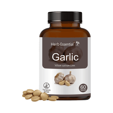 Herb Essential Garlic (Allium Sativum) 500mg Tablet