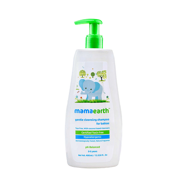 Mamaearth Gentle Cleansing Shampoo For Babies | Tear & Toxin Free