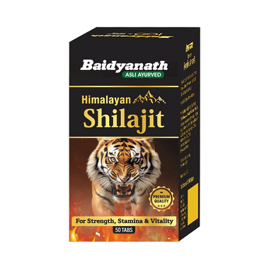 Baidyanath Himalayan Shilajeet Tablet | Strength, Stamina & Energy Boost