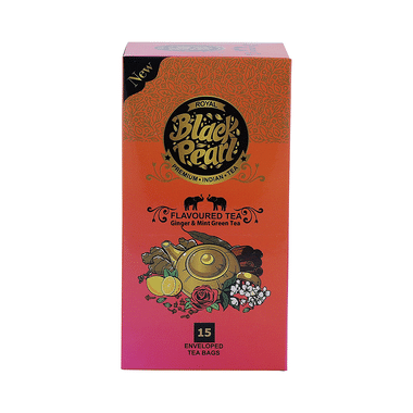 Royal Black Pearl Ginger & Mint Green Flavoured Tea