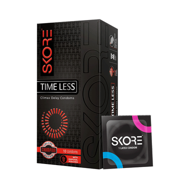 Skore Timeless Climax Delay | Dotted & Ribbed Condom