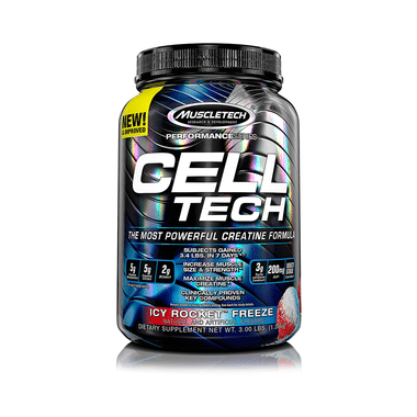 Muscletech Performance Series Cell Tech Creatine Formula Icy Rocket Freeze