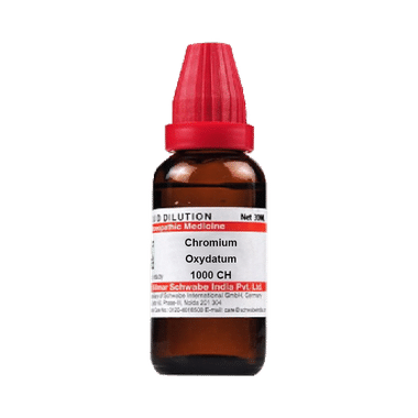 Dr Willmar Schwabe India Chromium Oxydatum Dilution 1000 CH