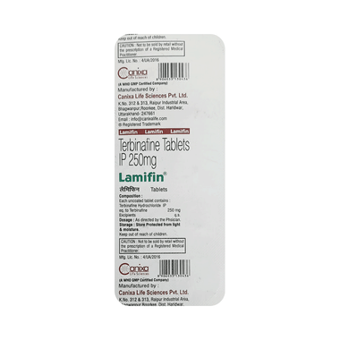 Lamifin 250mg Tablet