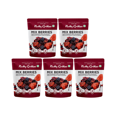 Nutty Gritties Mix Berries (50gm Each)