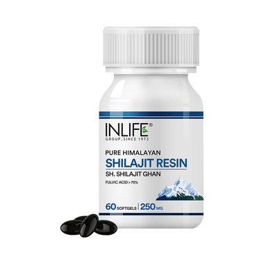 Inlife Shilajit Resin Softgels