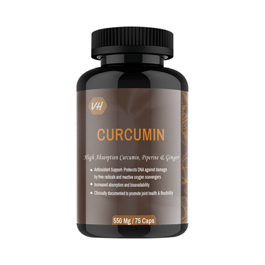 Vitaminhaat Curcumin  With Piperine Capsule