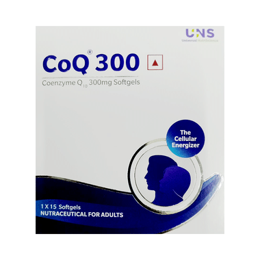 CoQ 300 Coenzyme Q10 Softgel | The Cellular Energizer