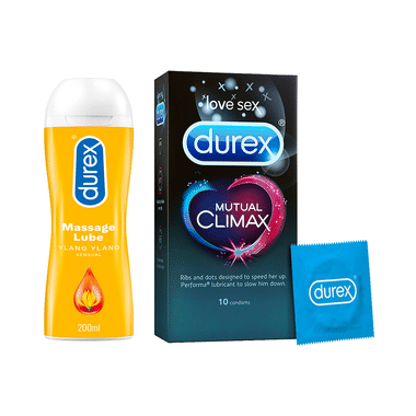 Durex Honeymoon Pack (Mutual Climax Condoms + Sensual Lube)
