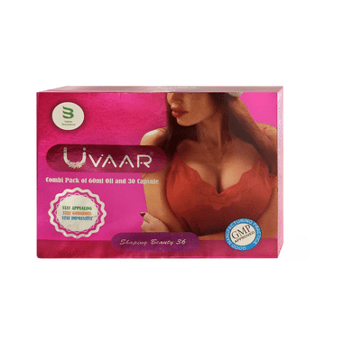 Uvaar Combi Pack Of 60ml Oil And 30 Capsule