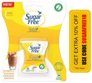 Sugar Free Gold Plus Low Calorie Aspartame Sweetener