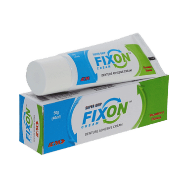 Fixon Denture Adhesive Cream | Flavour Strawberry