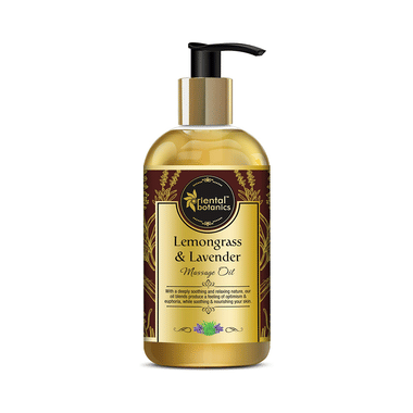 Oriental Botanics Massage Oil Lemongrass & Lavender